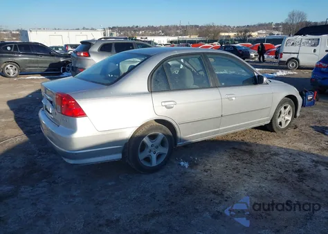 2004 Honda Civic Ex z USA, uszkodzony, nr VIN 2HGES26804H629513